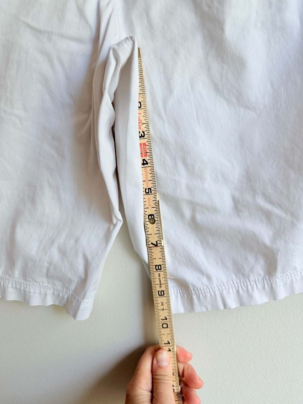 BOSS Hugo Boss Men's White Stretch Chino Shorts Size 34 - Picture 4 of 6